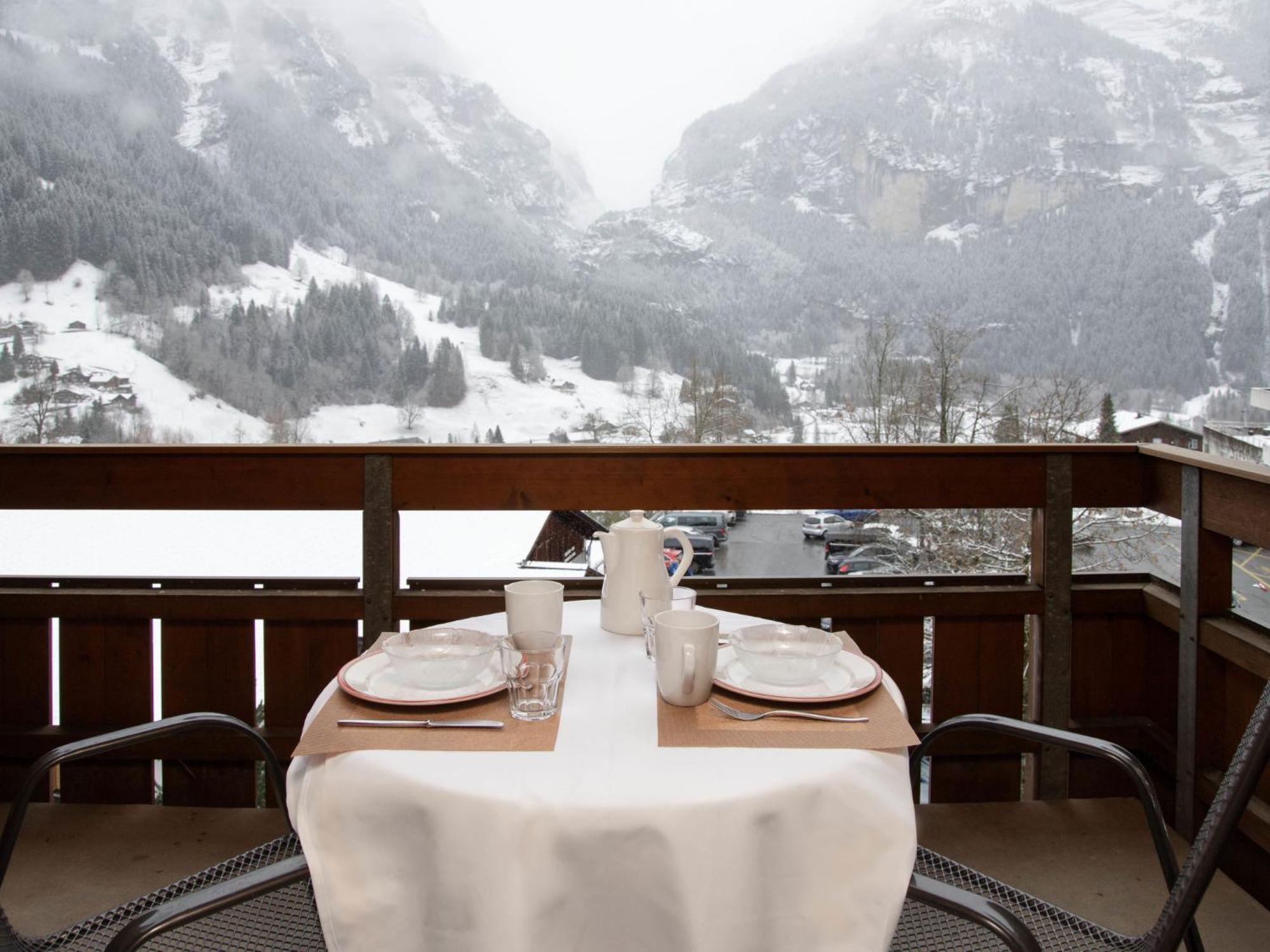 Apartment Chalet Abendrot Apartments-10 By Interhome Grindelwald Exterior photo